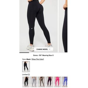 FABLETICS High-Waisted Seamless Scrunch Leggings BUTT LIFTING